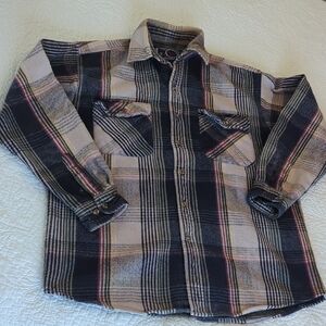 William Bay Plaid Woven Shirt Size L